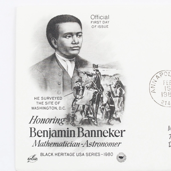 Benjamin Banneker Black Heritage First Day Cover 1980