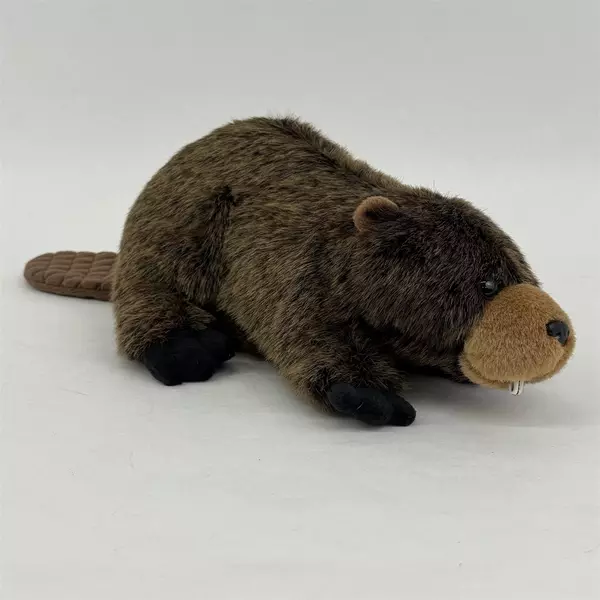 Stuffed Animal House Plush Beaver Brown Toy 12"