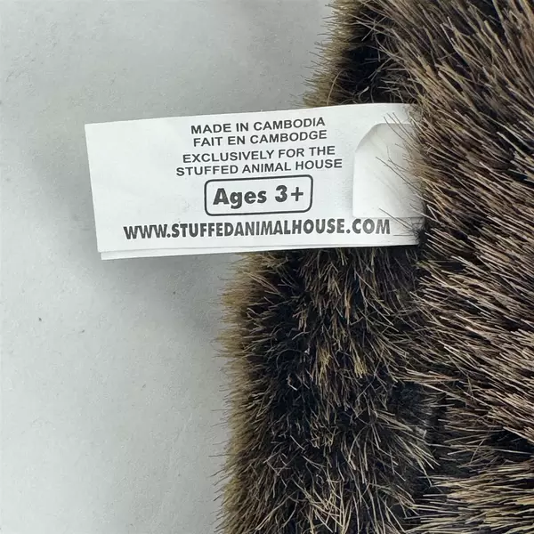 Stuffed Animal House Plush Beaver Brown Toy 12"