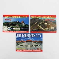Lot Of 3 China Postcard Sets Great Wall Summer Palace Forbidden City