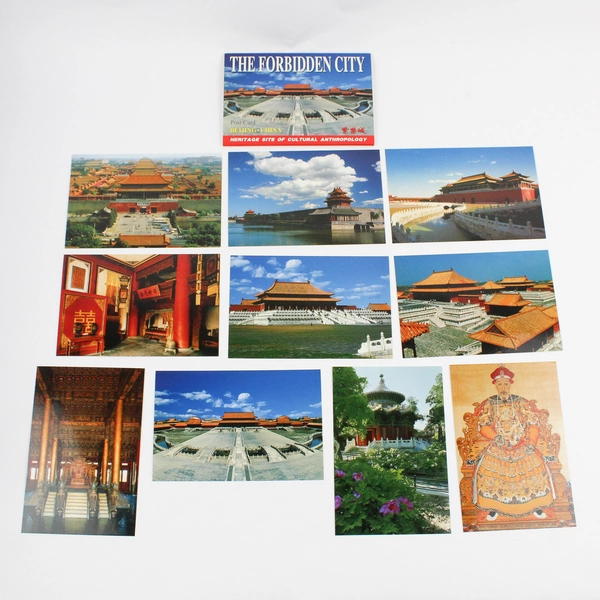 Lot Of 3 China Postcard Sets Great Wall Summer Palace Forbidden City
