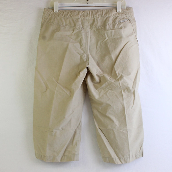 Columbia Beige Cotton Nylon Capri Pants Women's Size Small