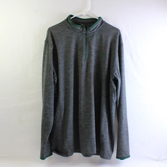 Colosseum Oregon Ducks Men's XL Gray 1/4 Zip Long Sleeve Pullover Sweater