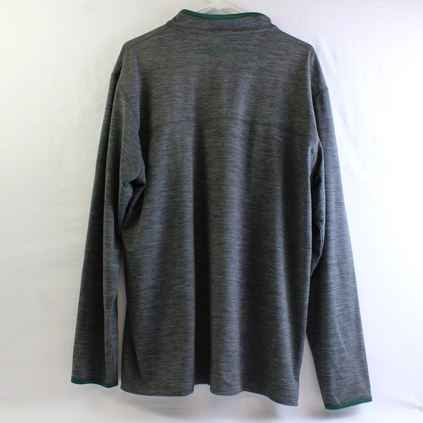 Colosseum Oregon Ducks Men's XL Gray 1/4 Zip Long Sleeve Pullover Sweater