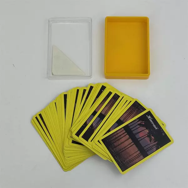 Vintage Hawaii Scene Playing Cards in Case Jumbo Index Easier To Read Souvenir