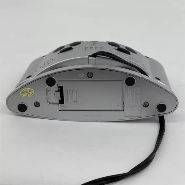 Sharp Basic Digital Alarm Clock Red Large Number Display Swivel Model SPC033