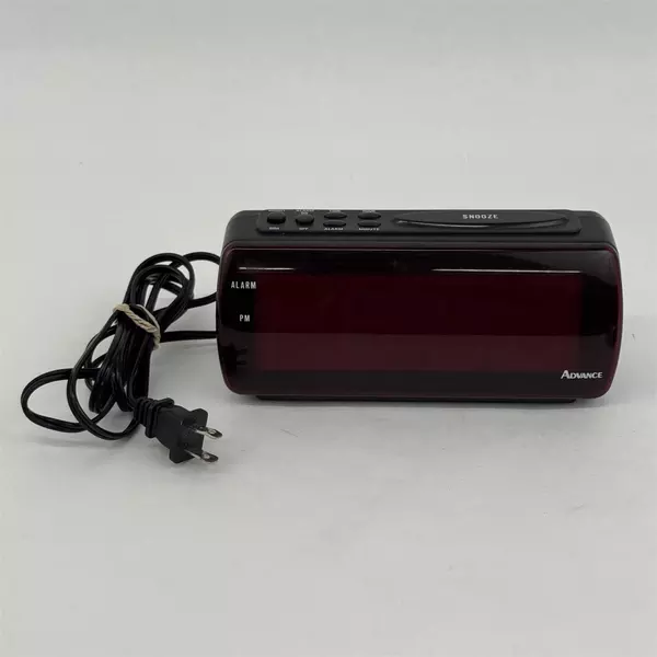 VTG Advance Digital Alarm Clock Snooze Dimmer Big Numbers Model 4022 Works