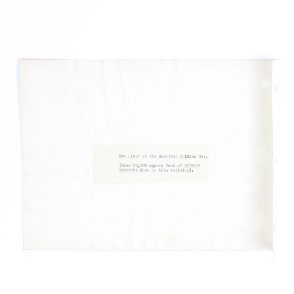 American Optical Company Factory Southbridge Massachusetts Photo 1910s