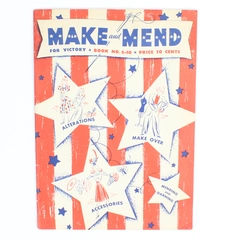 1942 Make and Mend for Victory Book No S-10 Spool Cotton company