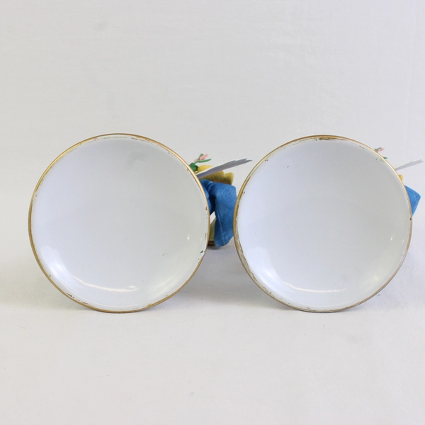 Lot Of 2 Avon Gift Collection Country Angel Candle Holders 7.75" Tall