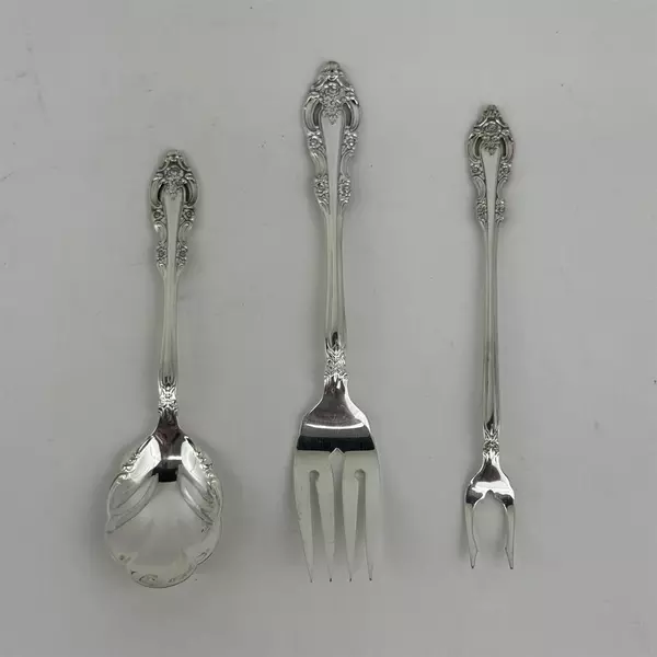 3 Community / Oneida Brahms Stainless Replacements Forks and Sugar Spoon