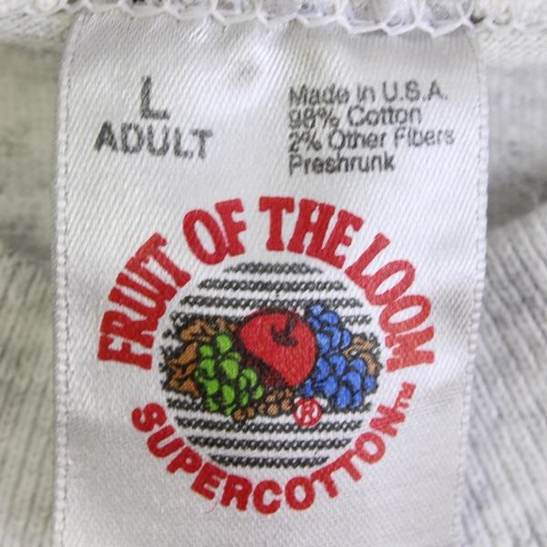 Fruit of the Loom Unisex Adult L White Heather Native Imagery Graphic T-Shirt