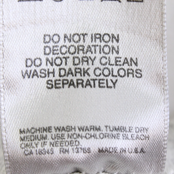 Fruit of the Loom Unisex Adult L White Heather Native Imagery Graphic T-Shirt