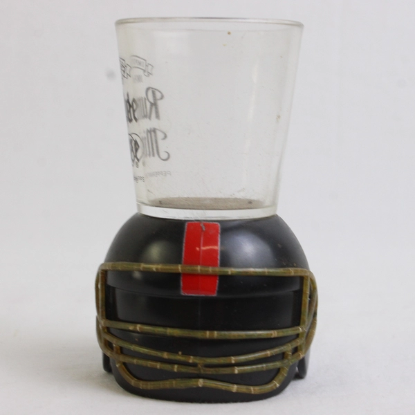 Rumple Minze Peppermint Schnapps Football Shot Glass
