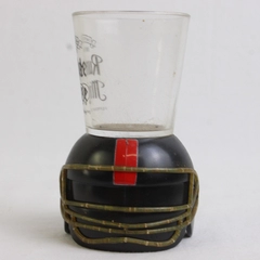 Rumple Minze Peppermint Schnapps Football Shot Glass