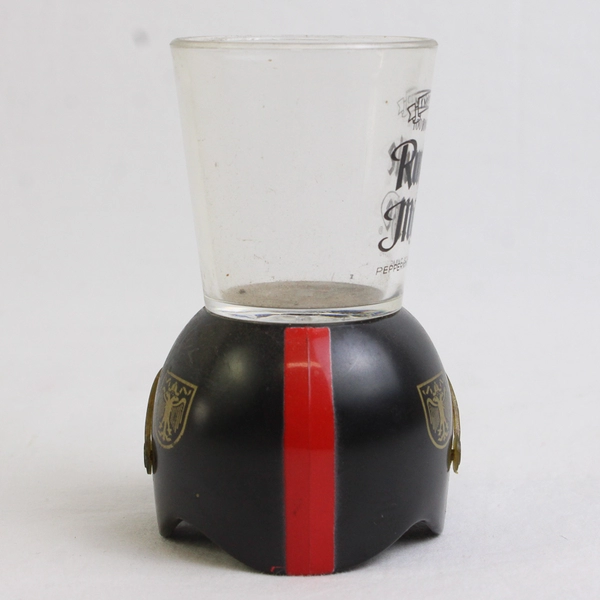 Rumple Minze Peppermint Schnapps Football Shot Glass