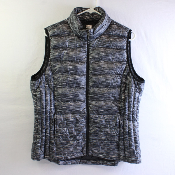 Weatherproof 32 Degrees Heat Gray Down Puffer Vest Women's Size XL