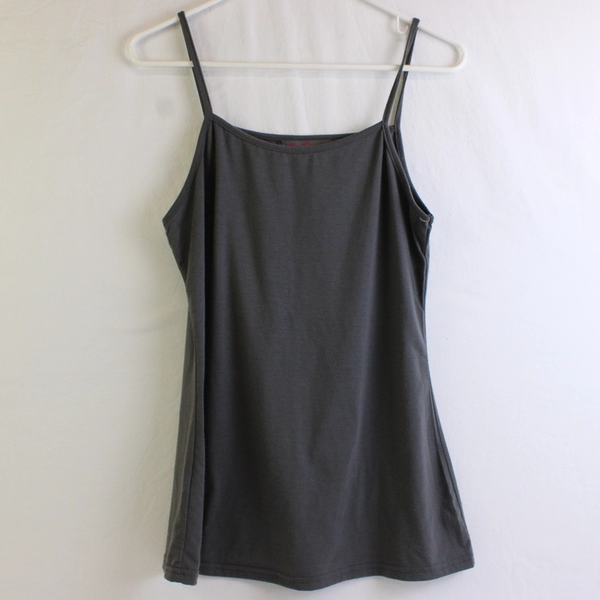 My Pretty Angel Women's M Gray Camisole Strappy Tank Top