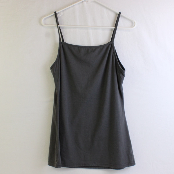 My Pretty Angel Women's M Gray Camisole Strappy Tank Top