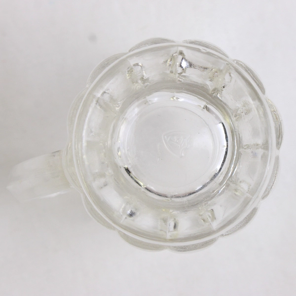 Vintage Federal Clear Mini Beer Mug Shot Glass 2" Tall 1 Ounce