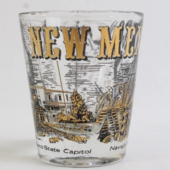 Vintage shot glass New Mexico #2
