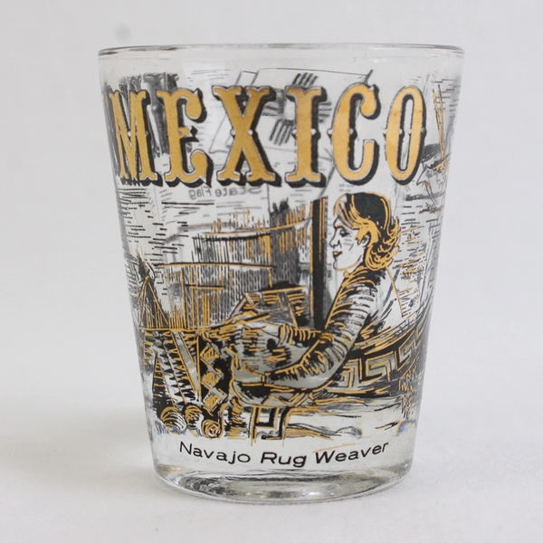 Vintage shot glass New Mexico #2