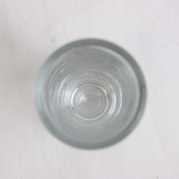 Rosarito Mexico Clear Shot Glass Black Relief Piedra del Sol Medallion