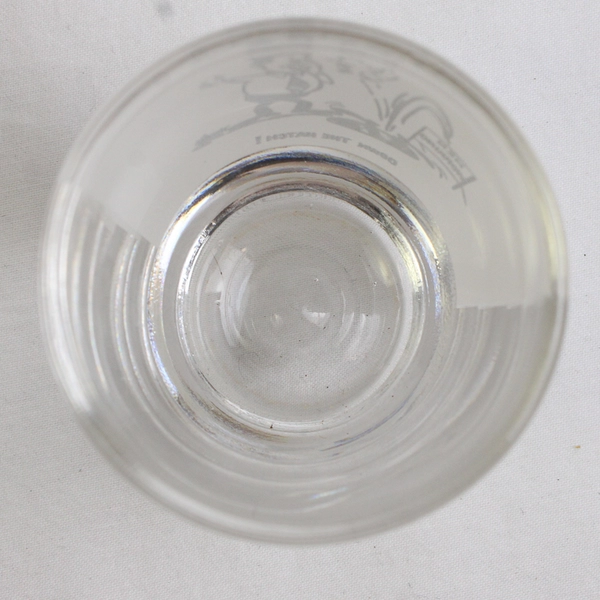 Vintage Anchor Hocking "Down the Hatch" Novelty Shot Glass