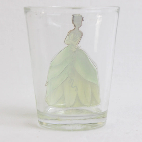 Silver Buffalo Disney Princess Tiana Mini Glass 1.5 Oz