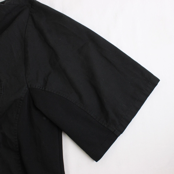 Don & Joe's Meats Pike Place Market Black Button-Up Uniform Shirt Adult Sz Large