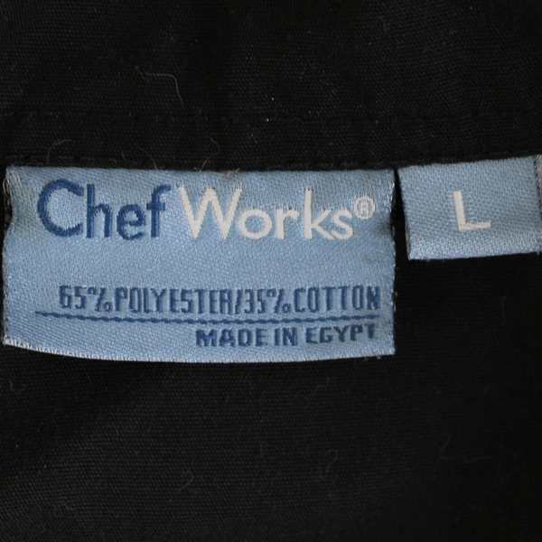 Don & Joe's Meats Pike Place Market Black Button-Up Uniform Shirt Adult Sz Large