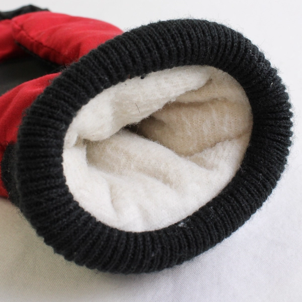 OshKosh B'gosh Red and Black Mittens Kids' Size 2-4T FLAW