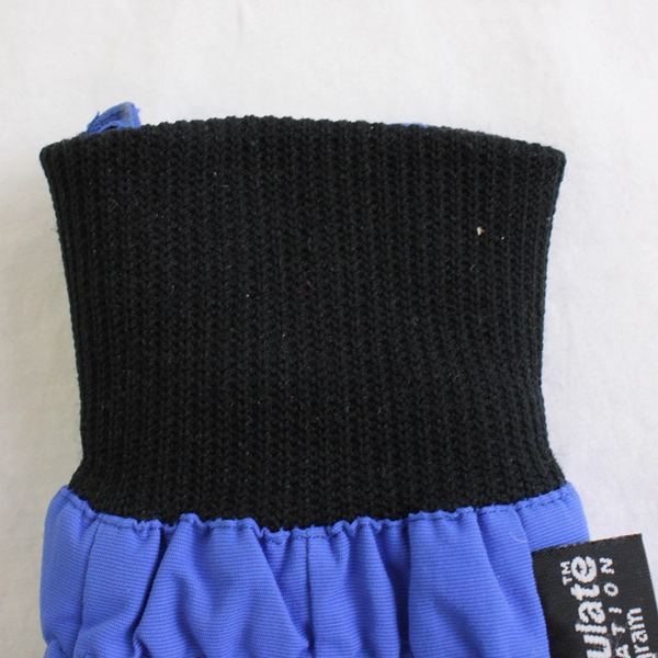 Becker Blue and Black Thinsulate Mittens Kids' Size 2-4