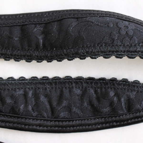 Playtex Black Nylon Wireless Unlined Bra Women's Size 40D