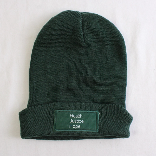 HitWear Hat Forest Green Lutheran Community Services Knit Beanie Adult One Size