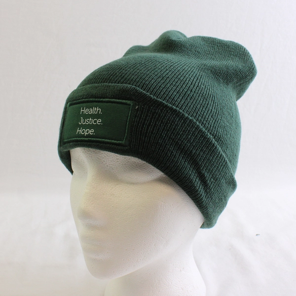 HitWear Hat Forest Green Lutheran Community Services Knit Beanie Adult One Size