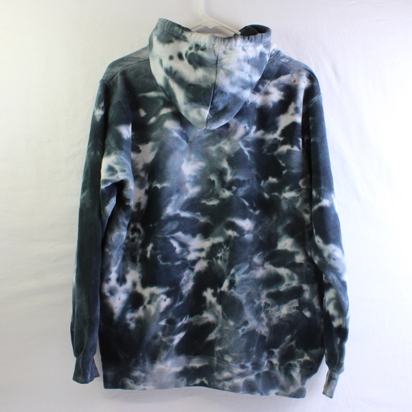 Lincoln City Chinook Winds Casino Resort Gray-Blue Tie-Dye Hoodie Men's Medium