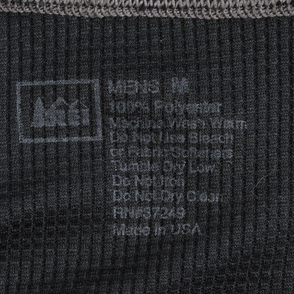 REI Black Zip-Up Track Jacket Men's Size Medium