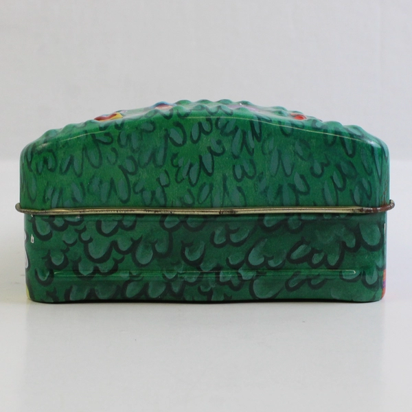 Small Christmas Tree Metal Tin Holiday Gift Box