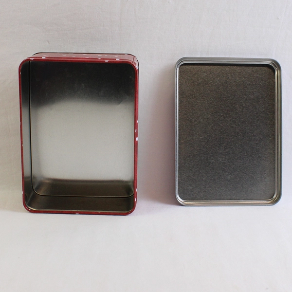 Cute Snowman Decorative Christmas Holiday Tin Box