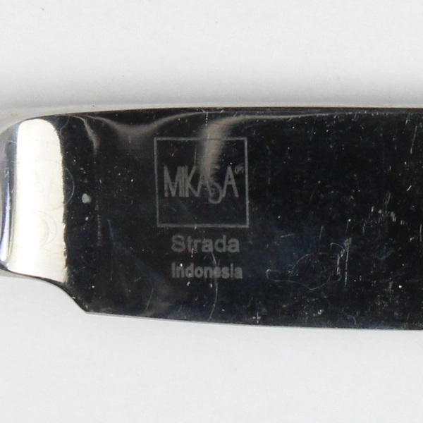 Lot of 2 Mikasa Strada Indonesia Dinner Fork and Knife 18/10 Stainless