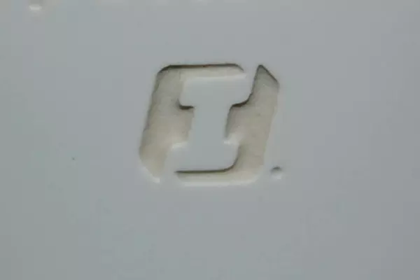 First Interstate Bank Lighthouse Mug White & Black Engraved 4.25" Tall