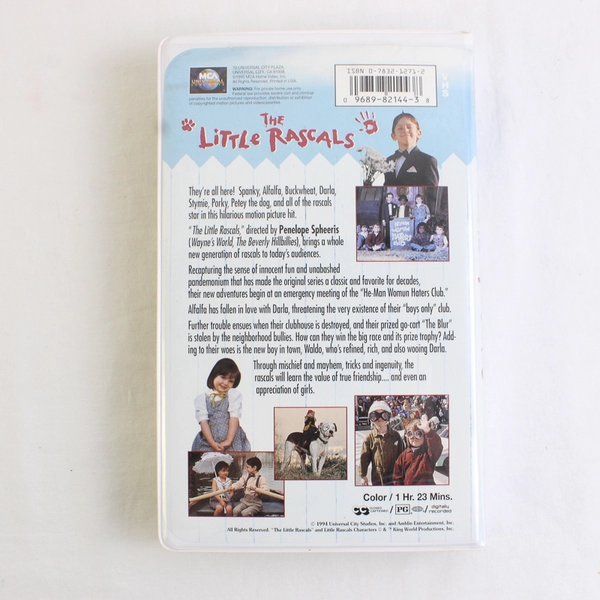 The Little Rascals Mischief Loves Company VHS Tape Movie 1994 Universal Studio