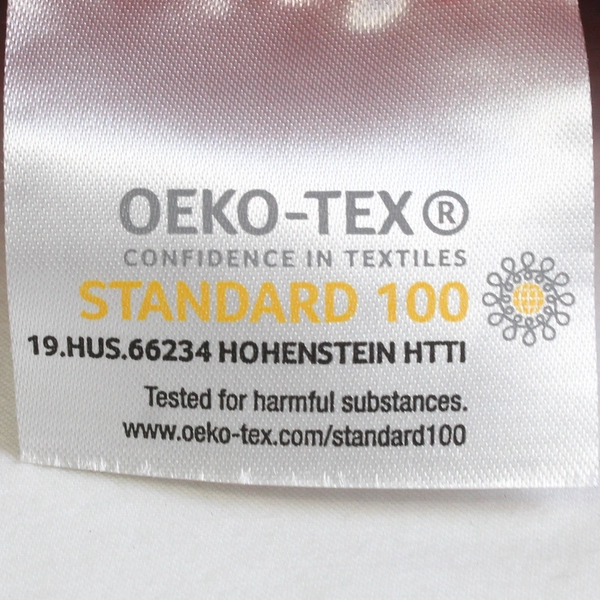 Oeko-Tex Red and White Christmas Throw Pillow Merry 13" x 23"