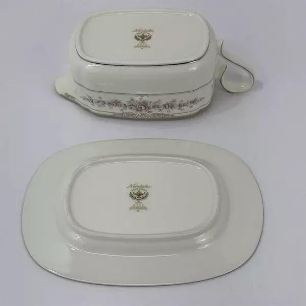 Noritake Shenandoah 9729 Gravy Boat & Underplate 