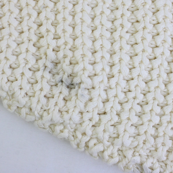 Pendleton Multicolor Striped Knit Cotton Christmas Stocking 22" FLAW