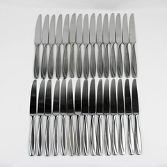 Lot Of 30 Oneida Camlynn Stainless Steel Flatware Modern Solid Knives
