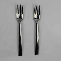 Lot of 2 Dansk Flatware Ameni.T 18/10 Stainless Cold Meat Forks 9.5 Inches