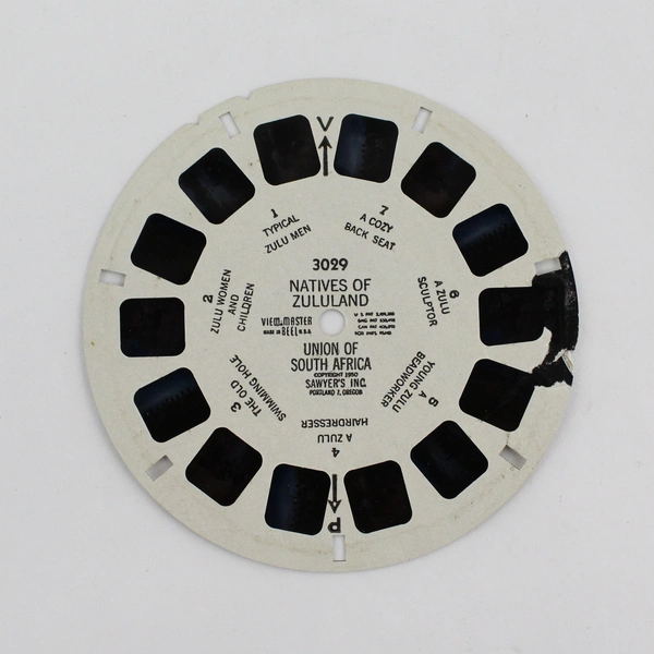 Vintage Sawyers ViewMaster 3029 Natives Of Zululand South Africa World Wonders