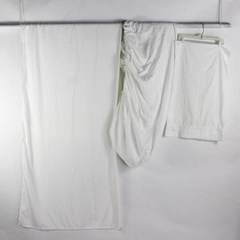 Lot Of 3 Serta Solid White Sheet Set With Pillowcase Queen 